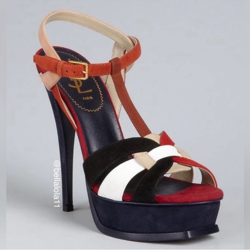 AUTHENTIC YSL TRIBUTE PLATFORM HEELS - Picture 11 of 14